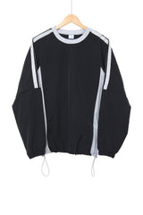 2wayナイロンスェットシャツ / two-way nylon sweatshirt