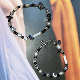 ブラックジェムストーンブレスレット / black gemstone bracelet