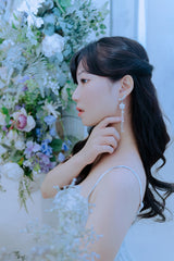デイジーウィングイヤリング/Daisy Wing Earring - Longdrop (Silver color) (Woo!ah! Sora Earring)