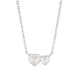 ツインハートネックレス / twin heart necklace