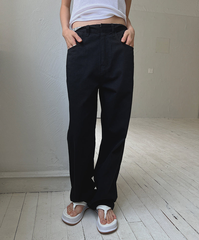 オビレタリングパンツ/Obi Lettering Pants (2color)