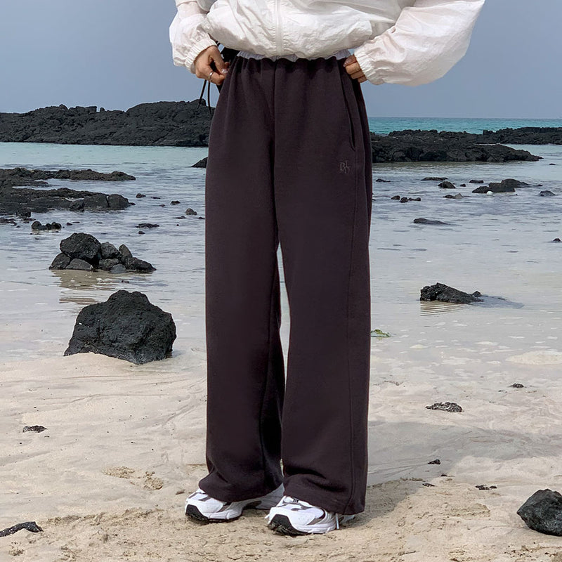 セルフイントレストエンブロイダリー2wayジョガーパンツ / [Bellide made/Short, midi, long] Self-interest embroidered two-way jogger pants