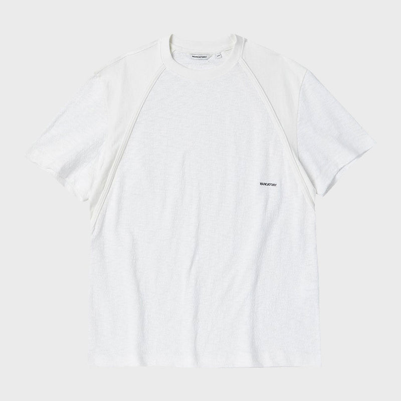 ソリッドスラブTシャツ/SOLID SLAB T-SHIRT (WHITE)