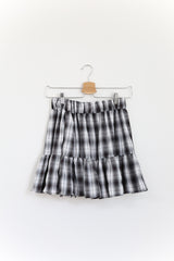 IVY CHECK CANCAN MINI SKIRT(WHITE, SKYBLUE, BLACK 3COLORS!) (6574922694774)