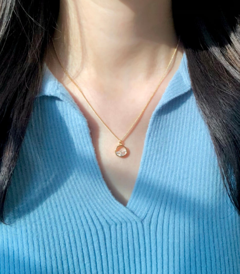 ピュアサークルネックレス / Pure Cirlcle Necklace (2 colors)