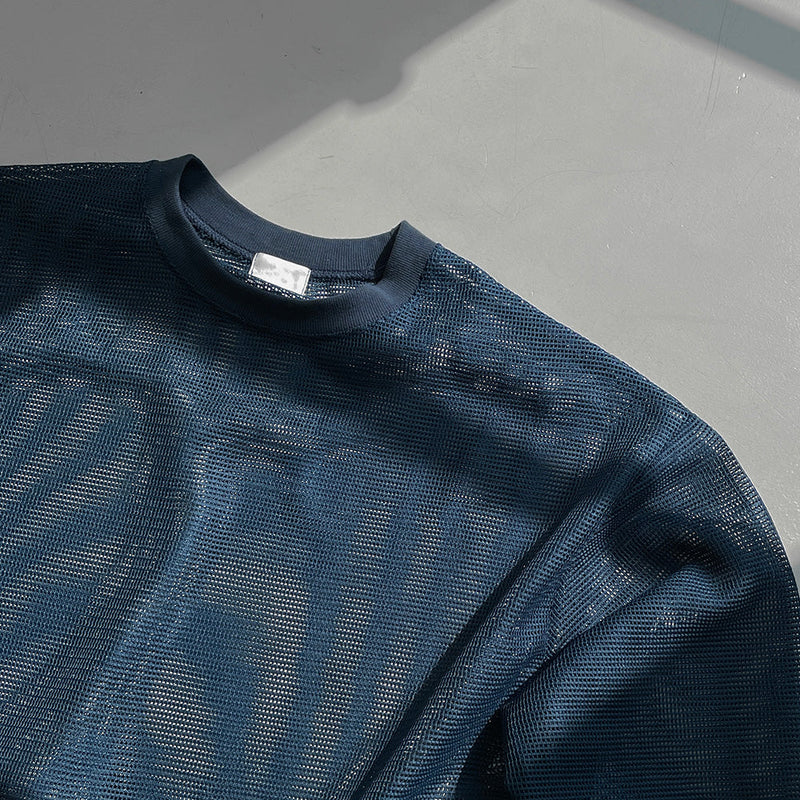 ワングリルメッシュスウェットシャツ / Uno Grill Mesh Sweat Shirt (3color)