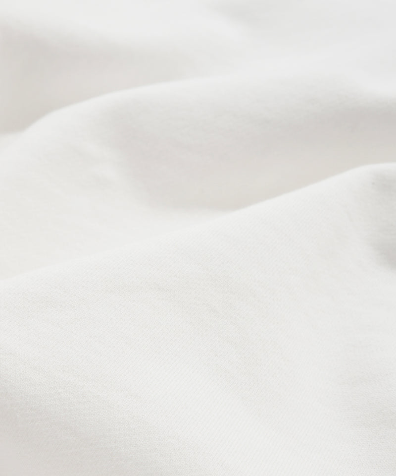 ノスタルジークロップスウェットシャツ / NOSTELGIA CROP SWEATSHIRT WHITE
