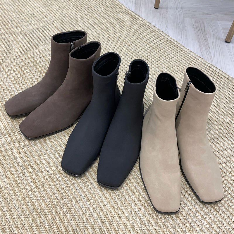 Suede Chelsea boots(3 color) (6604007800950)