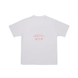 エンジェルプリントワイド半袖Tシャツ ホワイト / angel print wide short sleeve t-shirt white (4470395109494)