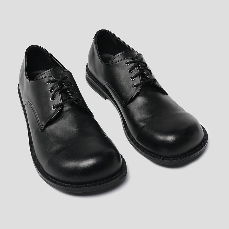 Vaulted derby shoes 2color