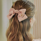 マリリボンヘアピン/mari ribbon hairpin_beige