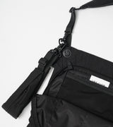 メッセンジャーバッグ / TE-S｜3-WAY MESSENGER BAG CHARCOAL BLACK