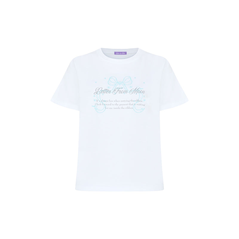 アンタイリボンTシャツ / Untie Ribbon T-Shirt ( 2 Colors )