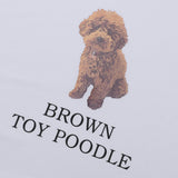 Robe Toy Poodle Short Sleeve Shirt (3color) (6699497062518)