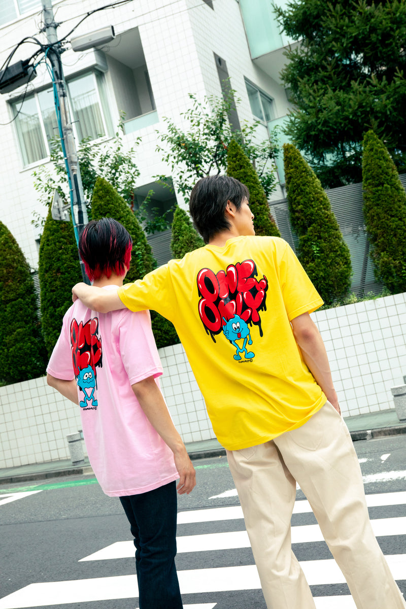 コラボレーション半袖Tシャツ（ピンク）I ONE N' ONLY × SSUNDAYY