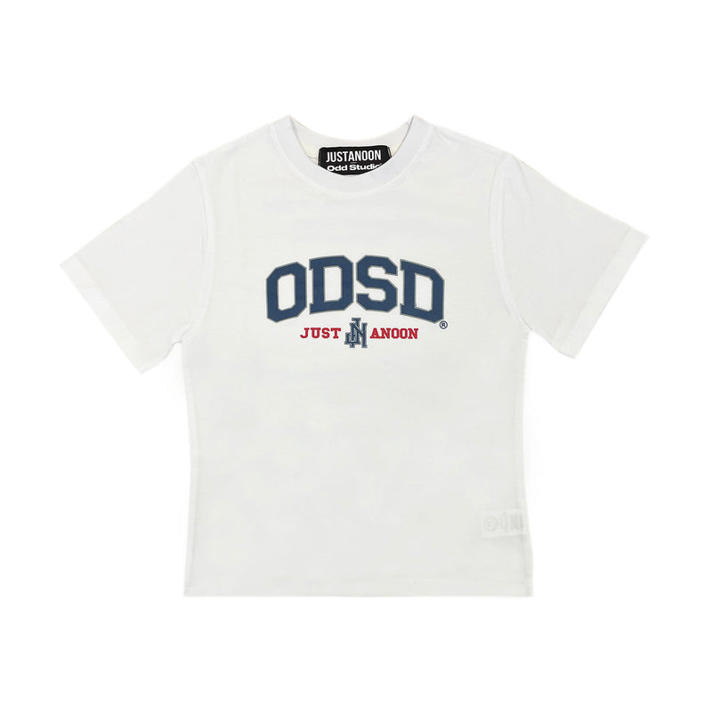 コラボレーションスリムフィットTシャツ（ホワイト）I JUST A NOON × ODD STUDIO (6698719117430)